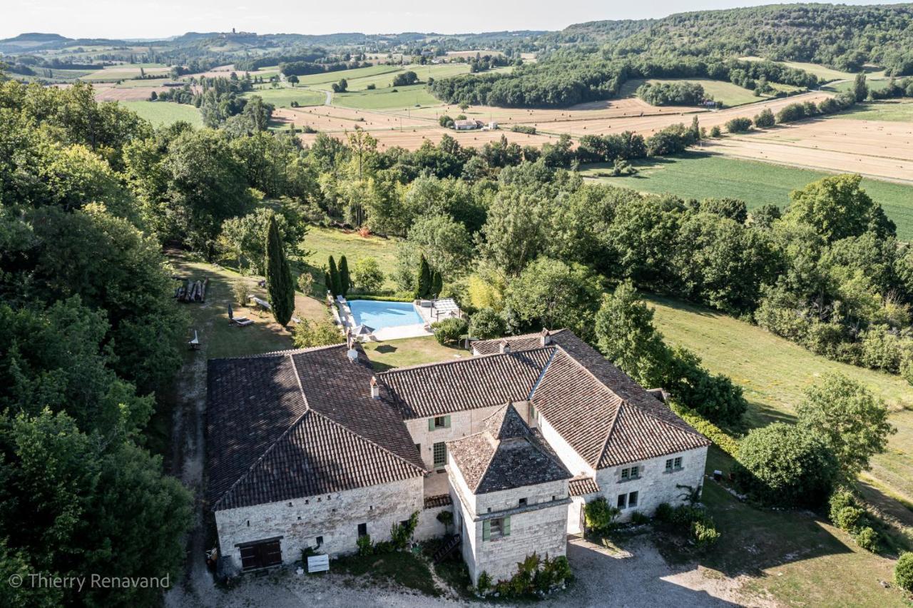 Manoir Le Moulinal47 - Vue Panoramique Otel Courbiac Dış mekan fotoğraf