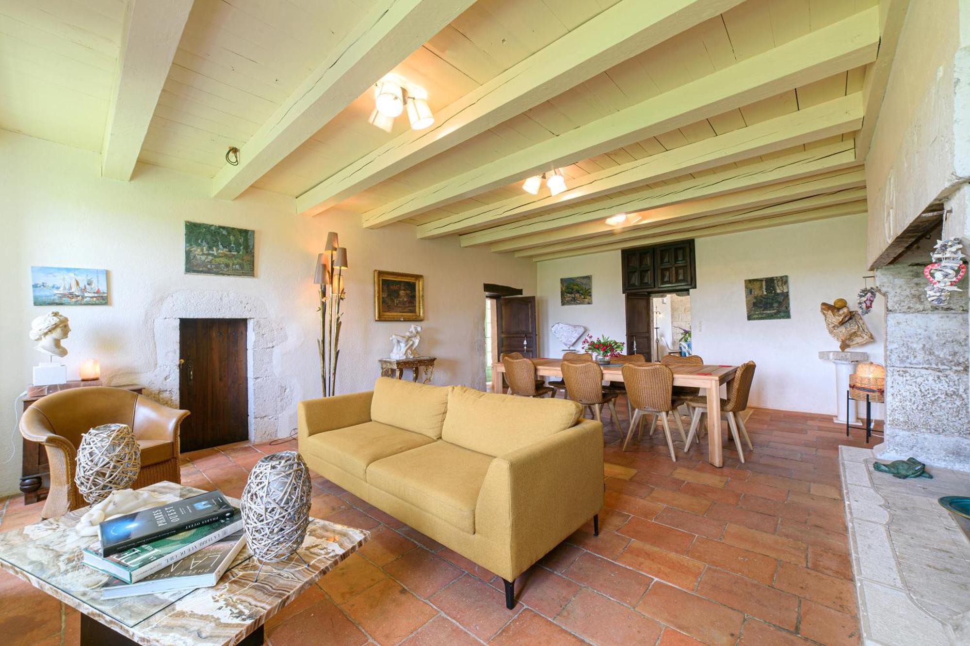 Manoir Le Moulinal47 - Vue Panoramique Otel Courbiac Dış mekan fotoğraf
