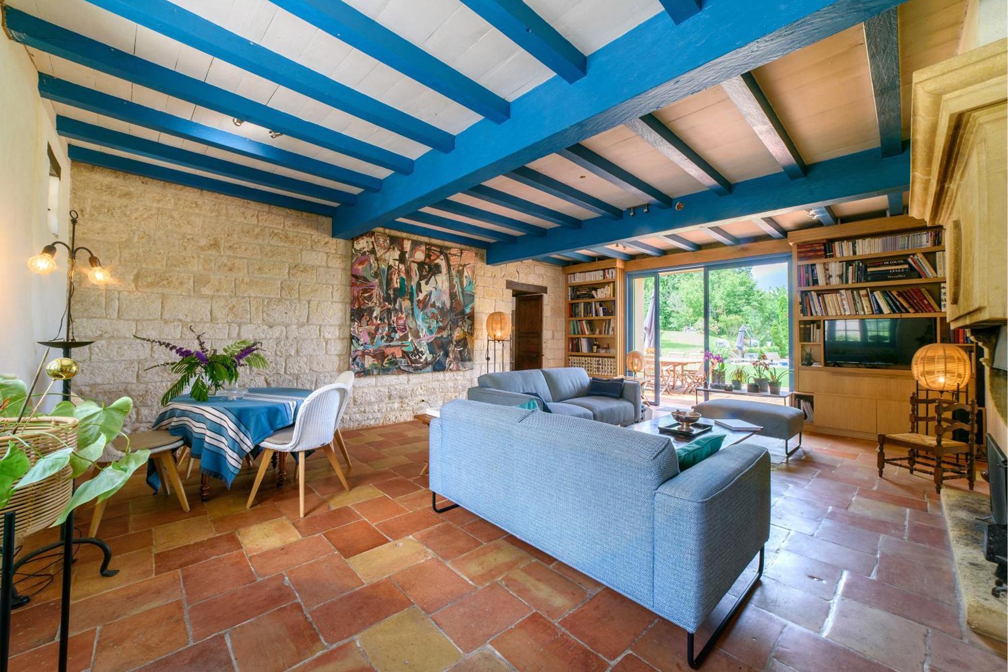 Manoir Le Moulinal47 - Vue Panoramique Otel Courbiac Dış mekan fotoğraf