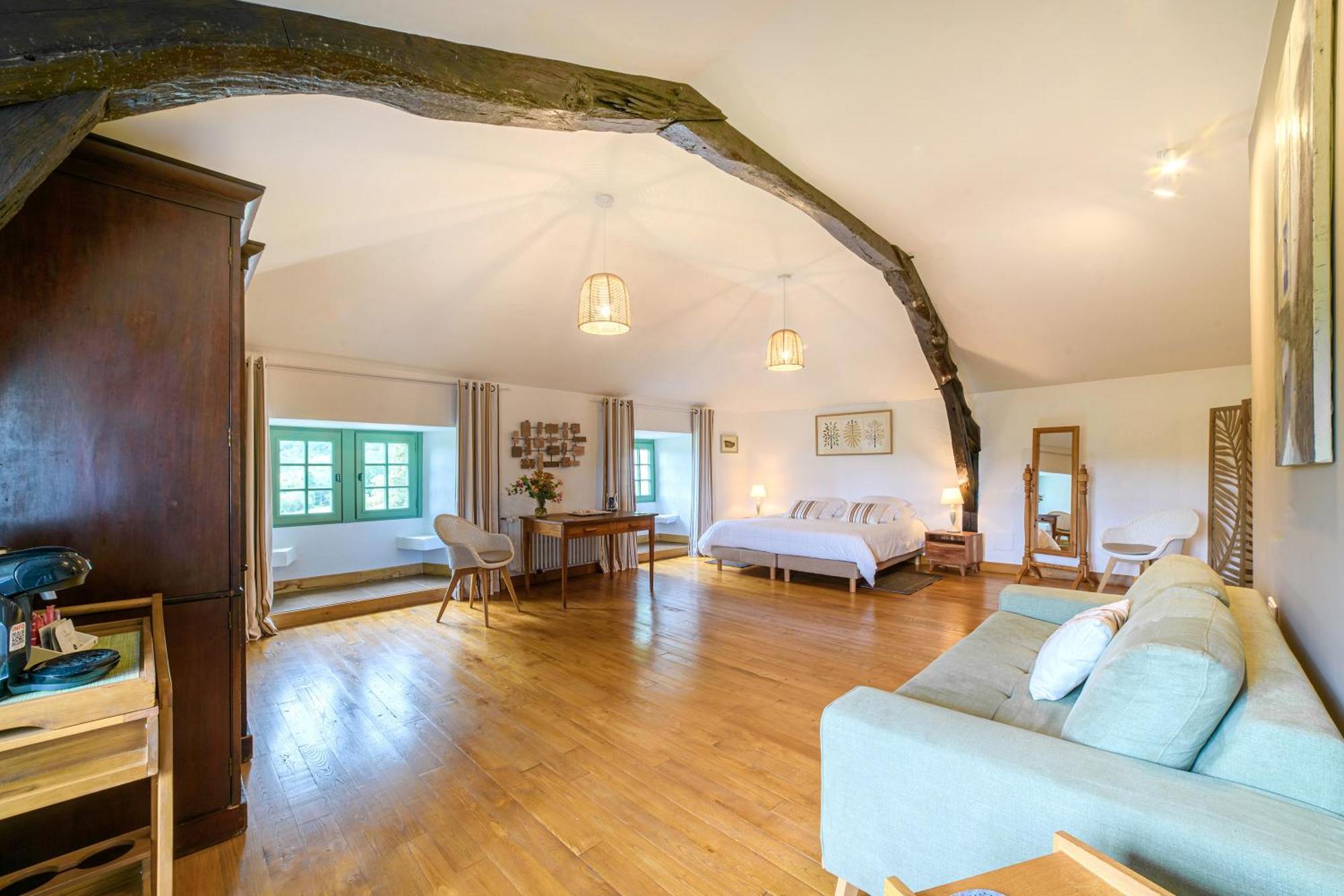 Manoir Le Moulinal47 - Vue Panoramique Otel Courbiac Dış mekan fotoğraf